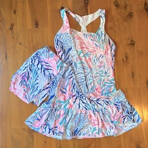 Lilly Pulitzer luxletic tennis dress with shorts